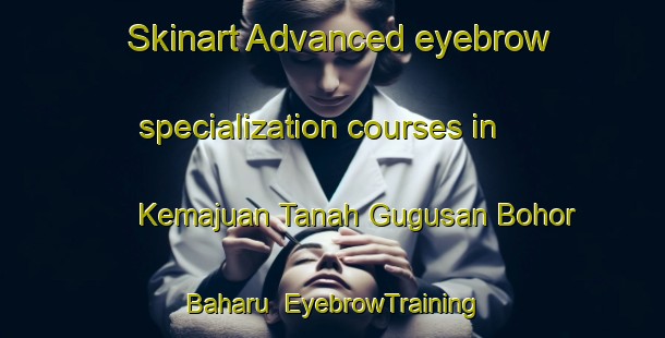 Skinart Advanced eyebrow specialization courses in Kemajuan Tanah Gugusan Bohor Baharu | EyebrowTraining | EyebrowClasses | SkinartTraining-Malaysia