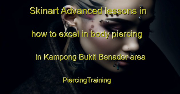 Skinart Advanced lessons in how to excel in body piercing in Kampong Bukit Benador area | PiercingTraining | PiercingClasses | SkinartTraining-Malaysia