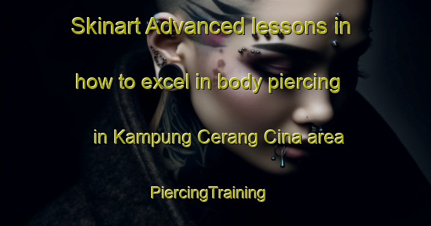 Skinart Advanced lessons in how to excel in body piercing in Kampung Cerang Cina area | PiercingTraining | PiercingClasses | SkinartTraining-Malaysia