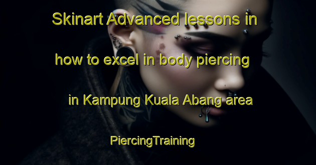 Skinart Advanced lessons in how to excel in body piercing in Kampung Kuala Abang area | PiercingTraining | PiercingClasses | SkinartTraining-Malaysia