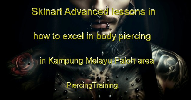 Skinart Advanced lessons in how to excel in body piercing in Kampung Melayu Paloh area | PiercingTraining | PiercingClasses | SkinartTraining-Malaysia