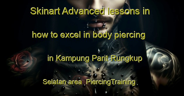 Skinart Advanced lessons in how to excel in body piercing in Kampung Parit Rungkup Selatan area | PiercingTraining | PiercingClasses | SkinartTraining-Malaysia