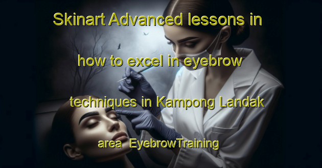 Skinart Advanced lessons in how to excel in eyebrow techniques in Kampong Landak area | EyebrowTraining | EyebrowClasses | SkinartTraining-Malaysia