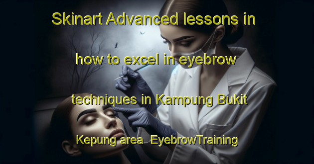 Skinart Advanced lessons in how to excel in eyebrow techniques in Kampung Bukit Kepung area | EyebrowTraining | EyebrowClasses | SkinartTraining-Malaysia
