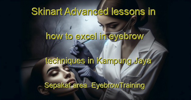 Skinart Advanced lessons in how to excel in eyebrow techniques in Kampung Jaya Sepakat area | EyebrowTraining | EyebrowClasses | SkinartTraining-Malaysia