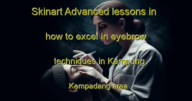 Skinart Advanced lessons in how to excel in eyebrow techniques in Kampung Kempadang area | EyebrowTraining | EyebrowClasses | SkinartTraining-Malaysia