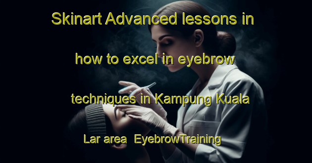 Skinart Advanced lessons in how to excel in eyebrow techniques in Kampung Kuala Lar area | EyebrowTraining | EyebrowClasses | SkinartTraining-Malaysia