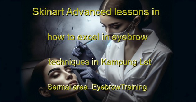 Skinart Advanced lessons in how to excel in eyebrow techniques in Kampung Let Sermai area | EyebrowTraining | EyebrowClasses | SkinartTraining-Malaysia
