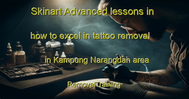 Skinart Advanced lessons in how to excel in tattoo removal in Kampung Narangdan area | RemovalTraining | RemovalClasses | SkinartTraining-Malaysia