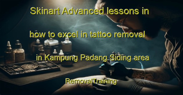Skinart Advanced lessons in how to excel in tattoo removal in Kampung Padang Siding area | RemovalTraining | RemovalClasses | SkinartTraining-Malaysia