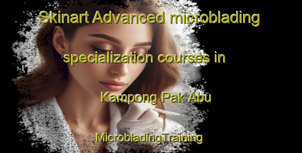 Skinart Advanced microblading specialization courses in Kampong Pak Abu | #MicrobladingTraining #MicrobladingClasses #SkinartTraining-Malaysia