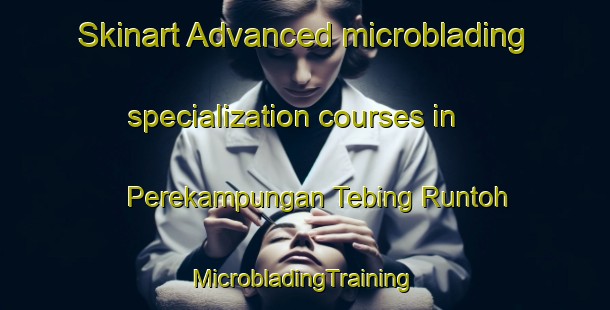 Skinart Advanced microblading specialization courses in Perekampungan Tebing Runtoh | #MicrobladingTraining #MicrobladingClasses #SkinartTraining-Malaysia