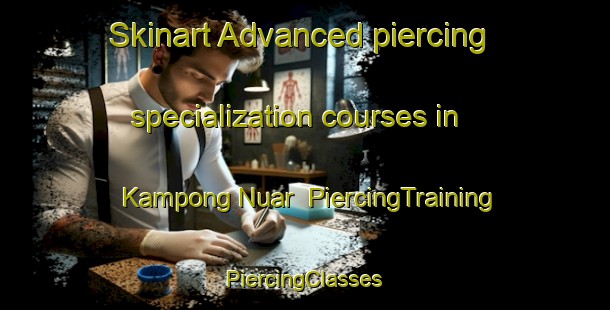 Skinart Advanced piercing specialization courses in Kampong Nuar | #PiercingTraining #PiercingClasses #SkinartTraining-Malaysia