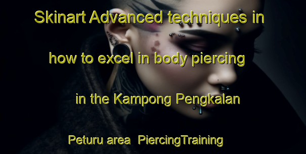 Skinart Advanced techniques in how to excel in body piercing in the Kampong Pengkalan Peturu area | PiercingTraining | PiercingClasses | SkinartTraining-Malaysia