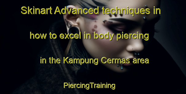 Skinart Advanced techniques in how to excel in body piercing in the Kampung Cermas area | PiercingTraining | PiercingClasses | SkinartTraining-Malaysia