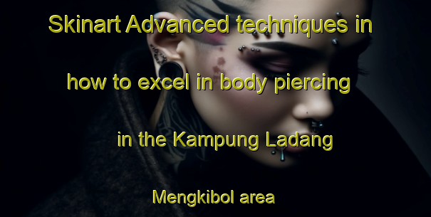 Skinart Advanced techniques in how to excel in body piercing in the Kampung Ladang Mengkibol area | PiercingTraining | PiercingClasses | SkinartTraining-Malaysia