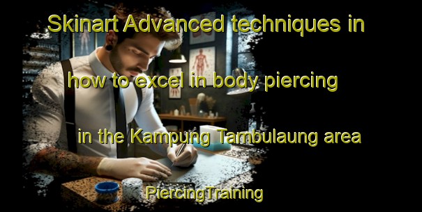 Skinart Advanced techniques in how to excel in body piercing in the Kampung Tambulaung area | PiercingTraining | PiercingClasses | SkinartTraining-Malaysia