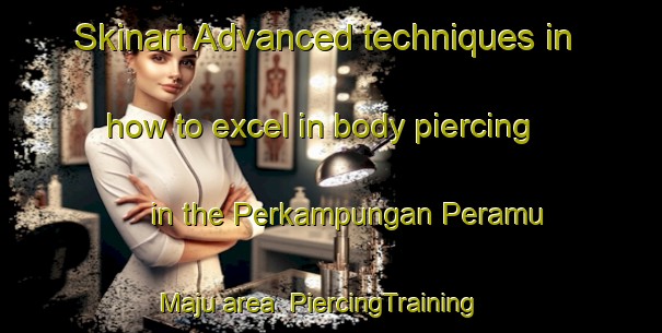 Skinart Advanced techniques in how to excel in body piercing in the Perkampungan Peramu Maju area | PiercingTraining | PiercingClasses | SkinartTraining-Malaysia