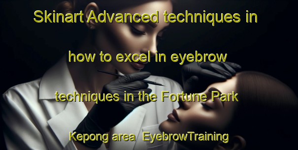 Skinart Advanced techniques in how to excel in eyebrow techniques in the Fortune Park Kepong area | EyebrowTraining | EyebrowClasses | SkinartTraining-Malaysia