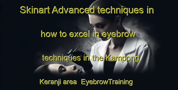 Skinart Advanced techniques in how to excel in eyebrow techniques in the Kampong Keranji area | EyebrowTraining | EyebrowClasses | SkinartTraining-Malaysia