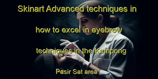 Skinart Advanced techniques in how to excel in eyebrow techniques in the Kampong Pasir Sat area | EyebrowTraining | EyebrowClasses | SkinartTraining-Malaysia