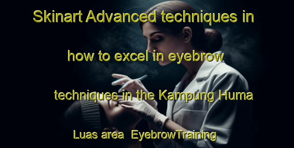 Skinart Advanced techniques in how to excel in eyebrow techniques in the Kampung Huma Luas area | EyebrowTraining | EyebrowClasses | SkinartTraining-Malaysia