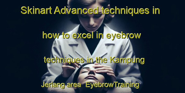 Skinart Advanced techniques in how to excel in eyebrow techniques in the Kampung Jerlang area | EyebrowTraining | EyebrowClasses | SkinartTraining-Malaysia