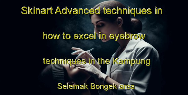Skinart Advanced techniques in how to excel in eyebrow techniques in the Kampung Selemak Bongek area | EyebrowTraining | EyebrowClasses | SkinartTraining-Malaysia