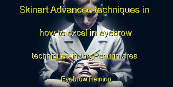 Skinart Advanced techniques in how to excel in eyebrow techniques in the Penurin area | EyebrowTraining | EyebrowClasses | SkinartTraining-Malaysia
