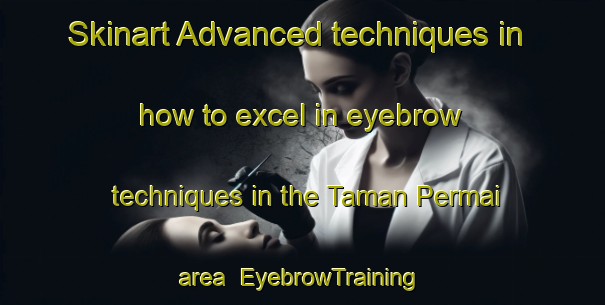 Skinart Advanced techniques in how to excel in eyebrow techniques in the Taman Permai area | EyebrowTraining | EyebrowClasses | SkinartTraining-Malaysia