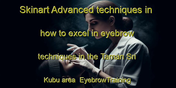 Skinart Advanced techniques in how to excel in eyebrow techniques in the Taman Sri Kubu area | EyebrowTraining | EyebrowClasses | SkinartTraining-Malaysia