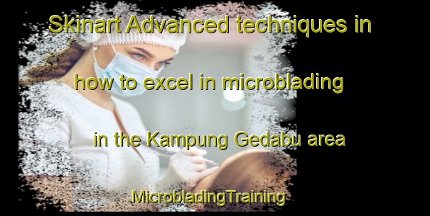 Skinart Advanced techniques in how to excel in microblading in the Kampung Gedabu area | MicrobladingTraining | MicrobladingClasses | SkinartTraining-Malaysia