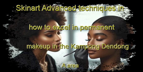 Skinart Advanced techniques in how to excel in permanent makeup in the Kampong Dendong A area | PermanentmakeupTraining | PermanentmakeupClasses | SkinartTraining-Malaysia