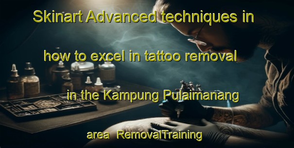 Skinart Advanced techniques in how to excel in tattoo removal in the Kampung Pulaimanang area | RemovalTraining | RemovalClasses | SkinartTraining-Malaysia