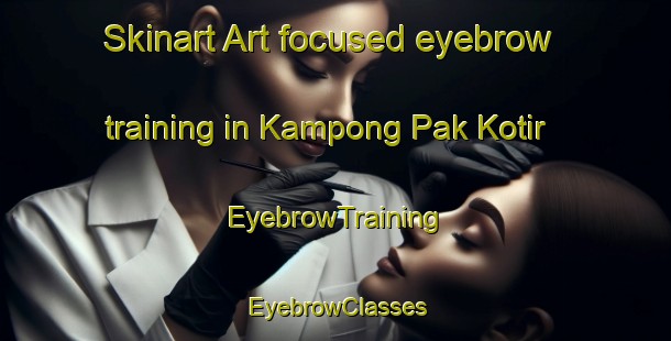 Skinart Art-focused eyebrow training in Kampong Pak Kotir | EyebrowTraining | EyebrowClasses | SkinartTraining-Malaysia