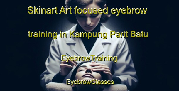 Skinart Art-focused eyebrow training in Kampung Parit Batu | EyebrowTraining | EyebrowClasses | SkinartTraining-Malaysia