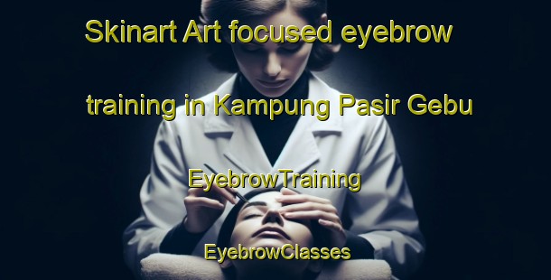 Skinart Art-focused eyebrow training in Kampung Pasir Gebu | EyebrowTraining | EyebrowClasses | SkinartTraining-Malaysia