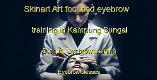 Skinart Art-focused eyebrow training in Kampung Sungai Sumun | EyebrowTraining | EyebrowClasses | SkinartTraining-Malaysia