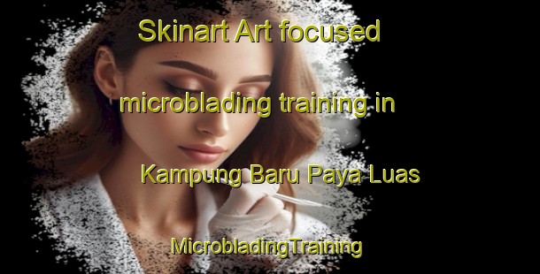 Skinart Art-focused microblading training in Kampung Baru Paya Luas | #MicrobladingTraining #MicrobladingClasses #SkinartTraining-Malaysia