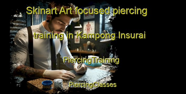 Skinart Art-focused piercing training in Kampong Insurai | #PiercingTraining #PiercingClasses #SkinartTraining-Malaysia