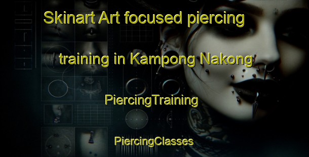 Skinart Art-focused piercing training in Kampong Nakong | #PiercingTraining #PiercingClasses #SkinartTraining-Malaysia