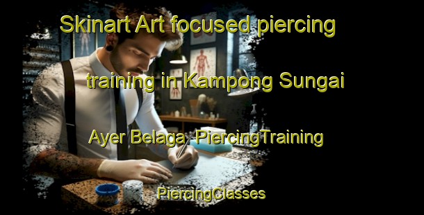 Skinart Art-focused piercing training in Kampong Sungai Ayer Belaga | #PiercingTraining #PiercingClasses #SkinartTraining-Malaysia