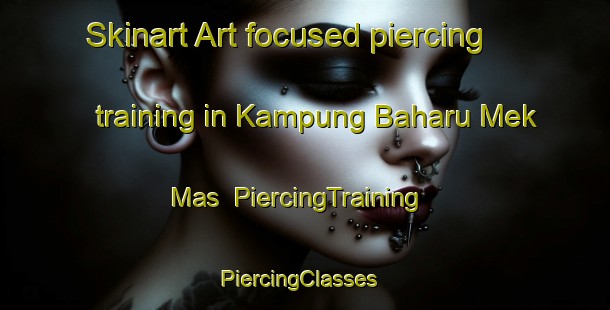 Skinart Art-focused piercing training in Kampung Baharu Mek Mas | PiercingTraining | PiercingClasses | SkinartTraining-Malaysia
