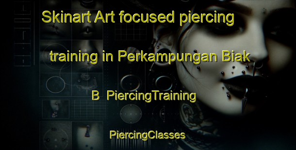 Skinart Art-focused piercing training in Perkampungan Biak B | #PiercingTraining #PiercingClasses #SkinartTraining-Malaysia