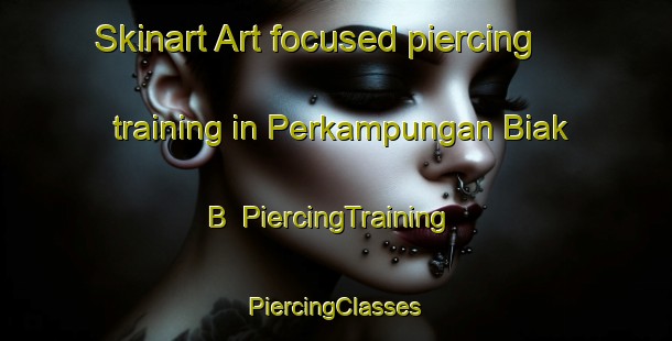 Skinart Art-focused piercing training in Perkampungan Biak B | #PiercingTraining #PiercingClasses #SkinartTraining-Malaysia