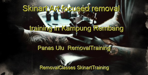 Skinart Art-focused removal training in Kampung Rembang Panas Ulu | #RemovalTraining #RemovalClasses #SkinartTraining-Malaysia