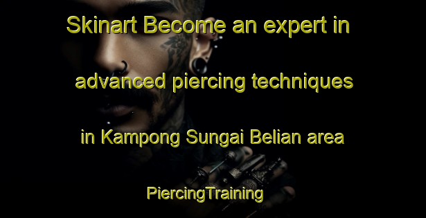 Skinart Become an expert in advanced piercing techniques in Kampong Sungai Belian area | PiercingTraining | PiercingClasses | SkinartTraining-Malaysia