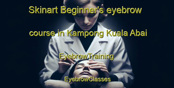 Skinart Beginner's eyebrow course in Kampong Kuala Abai | EyebrowTraining | EyebrowClasses | SkinartTraining-Malaysia