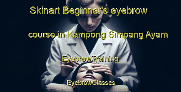Skinart Beginner's eyebrow course in Kampong Simpang Ayam | EyebrowTraining | EyebrowClasses | SkinartTraining-Malaysia