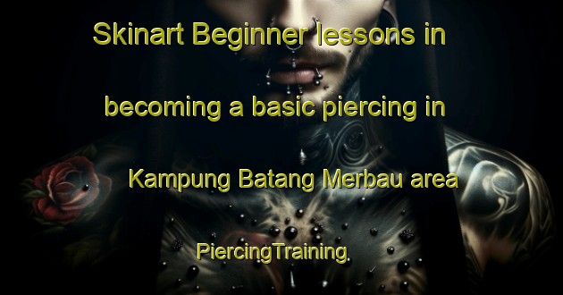 Skinart Beginner lessons in becoming a basic piercing in Kampung Batang Merbau area | PiercingTraining | PiercingClasses | SkinartTraining-Malaysia